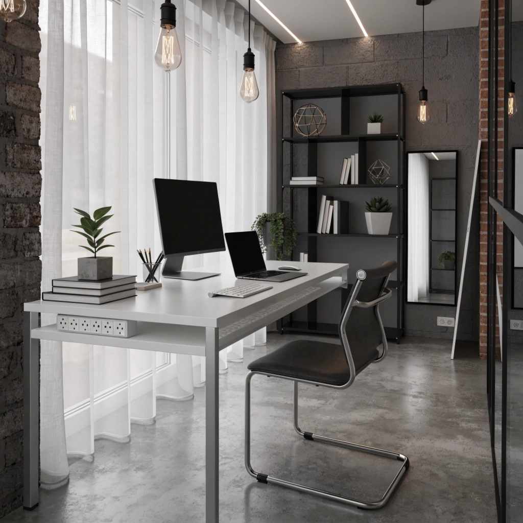 Organized creative workspace with multiple hobby zones